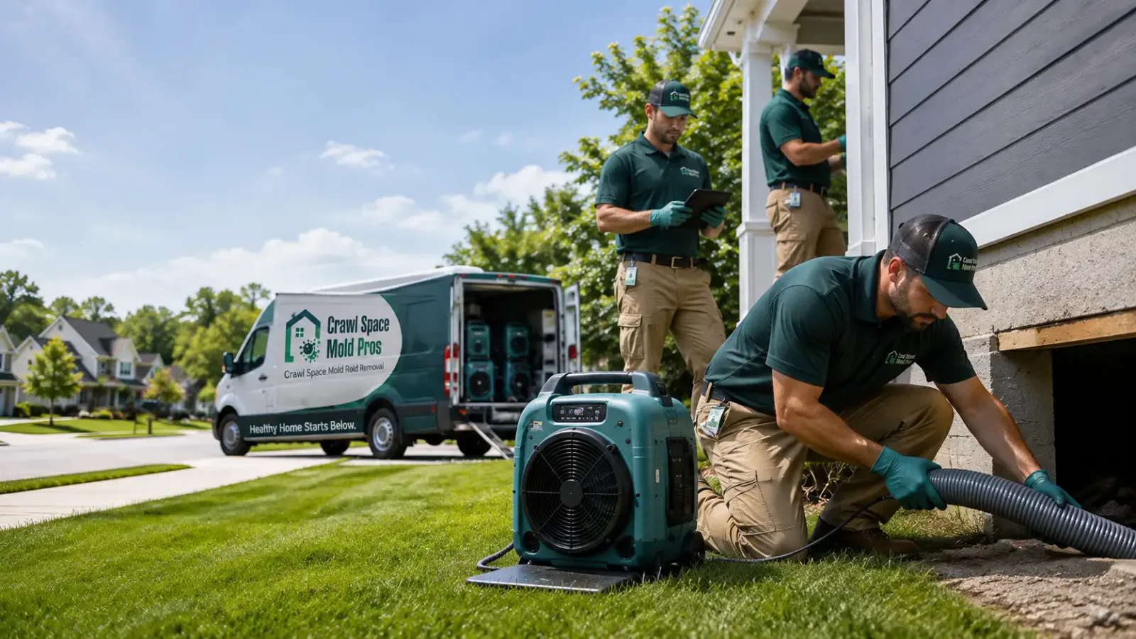 Crawl Space Mold Removal in Howard, CO